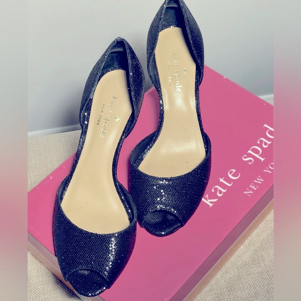 Kate Spade Starlight Fabric Sissy Heels